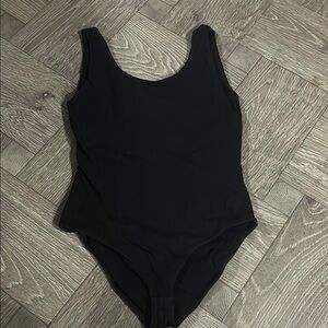 Pact Organic Cotton Black Bodysuit
